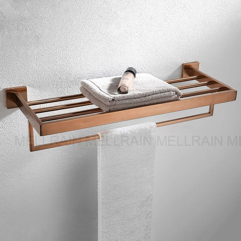 Acessórios Para Banheiro Luxury Rose Gold Fosco