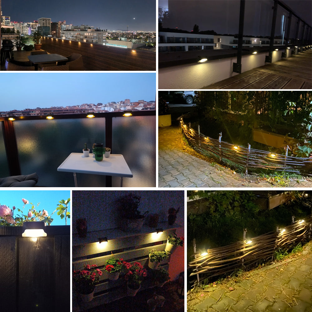 Luminária de Led Solar Externa Para Muro - Escada - Cercas