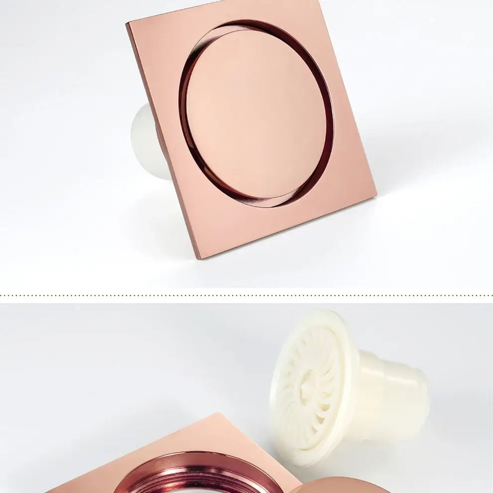 Ralo Click Rose Gold Fosco Sistema Inteligente Anti Odor 10x10 e 15x15