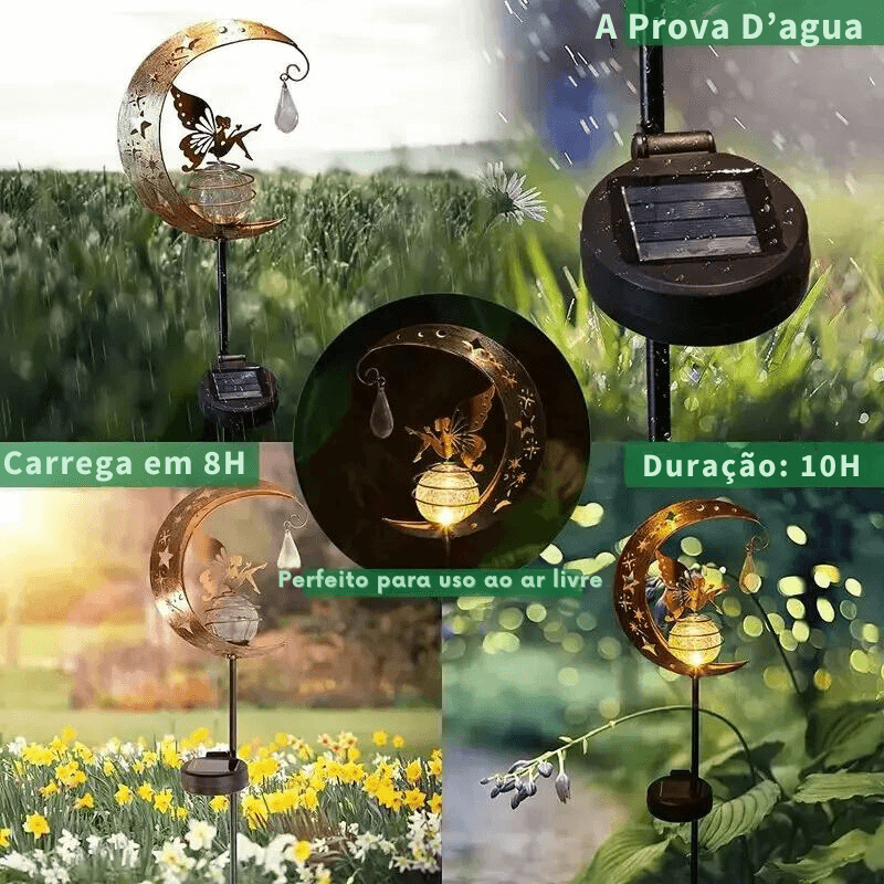 Luminária Para Jardim Fada - em Led Solar