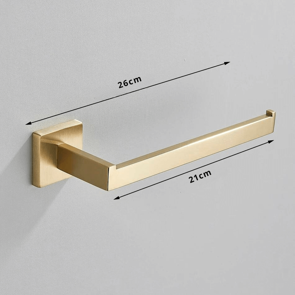 Acessórios Para Banheiro Luxury Gold Escovado