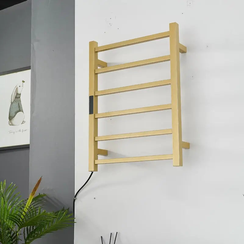 Toalheiro Térmico Elegance Aço Inoxidável Display Digital Fiação Oculta/Exposta Branco