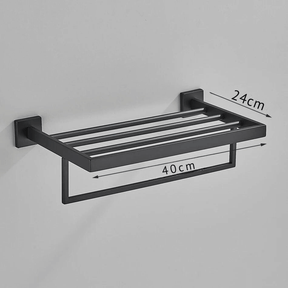Acessórios Para Banheiro Luxury Ébano - Preto Matte