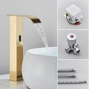Torneira Para Banheiro Sense - Sensor Automático Quente e Fria - Cuba Alta e Cuba Baixa
