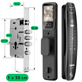 Fechadura Eletrônica Inteligente Reconhecimento Facial 3D Biométrica WiFi Digital - APP Eques