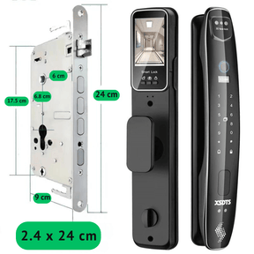 Fechadura Eletrônica Inteligente Reconhecimento Facial 3D Biométrica WiFi Digital - APP Eques