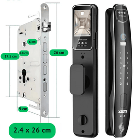 Fechadura Eletrônica Inteligente Reconhecimento Facial 3D Biométrica WiFi Digital - APP Eques