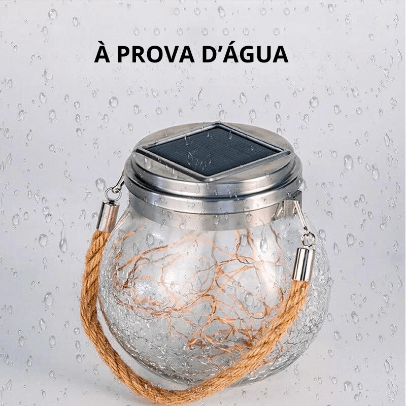 Luminária Solar Para Jardim - Solar Glow
