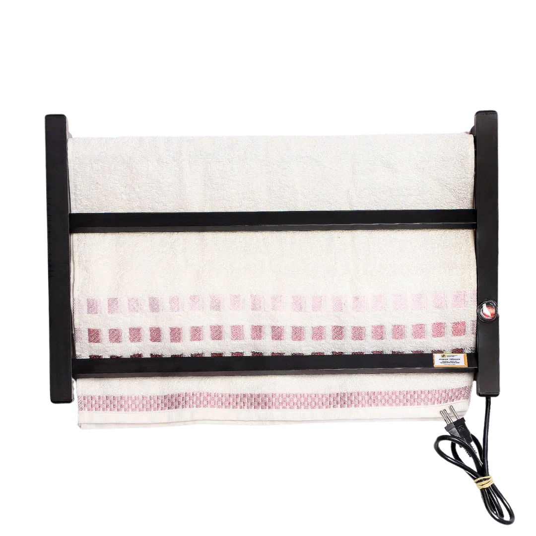 Toalheiro Térmico Eletrico Branco ou Preto 110v - 220v