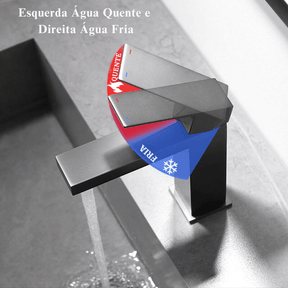 Torneira para Banheiro AquaClassic Short Quente e Fria Monocomando