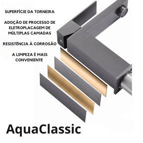 Torneira para Banheiro AquaClassic Short Quente e Fria Monocomando