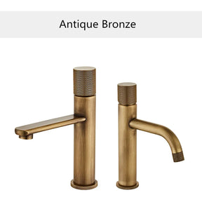 Torneira Para Banheiro Lavabo Mococomando Antique Bronze Cuba Alta e Baixa