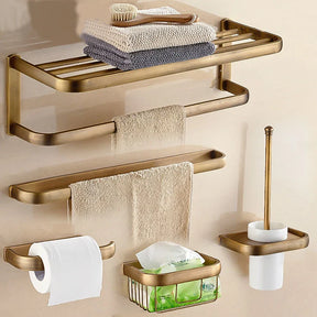Acessórios Para Banheiro Ouro Velho Antique Bronze Aço Inoxidável