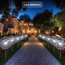 Luzes de Led Firework - Decoração de Festas e Jardins