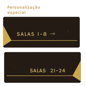 Placa Personalizada Modern Door Residencial e Comercial