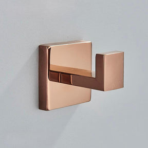 Acessórios Para Banheiro Luxury Rose Gold Brilhante