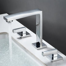 Torneira Para Banheiro/Lavabo Misturadora Quente e Fria Cuba Baixa Bravessi Duo