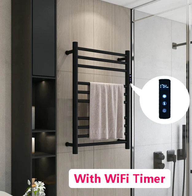 Electric Towel Rack 304 Stainless Steel Temperature&Time Control Smart Heated Towel Rail Towel Warmer 780*500*120mm 110V/220V
