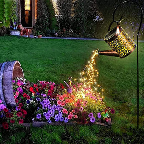 Luminária Solar Regador Encantado - À prova d'água Decoração de Jardim