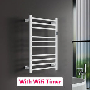 Electric Towel Rack 304 Stainless Steel Temperature&Time Control Smart Heated Towel Rail Towel Warmer 780*500*120mm 110V/220V