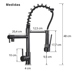 Torneira Para Cozinha Gourmet Monocomando Quente e Fria