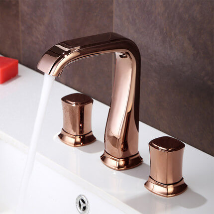 Torneira Misturadora Para Banheiro Lavabo Imperium Gold