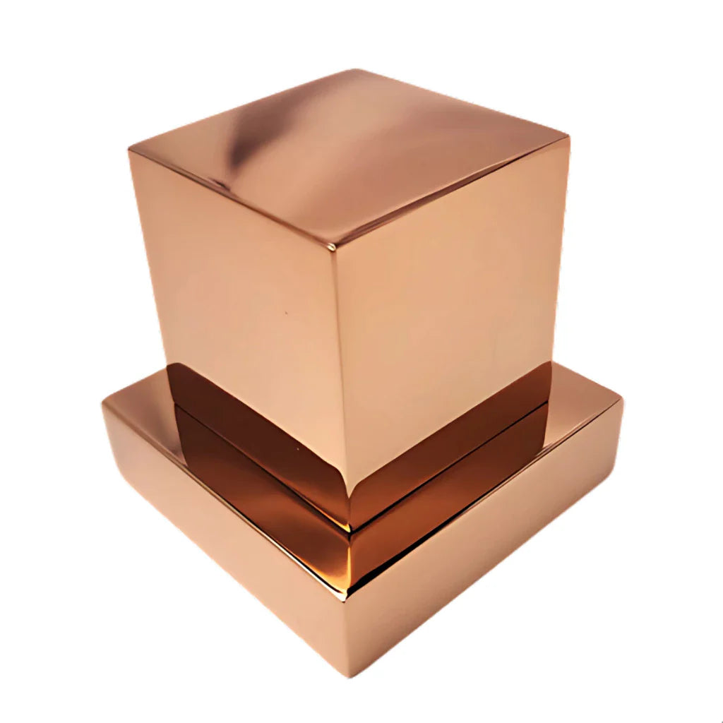 Acabamento Quadrado para Registro Rose Gold Brilhante Deca / Docol