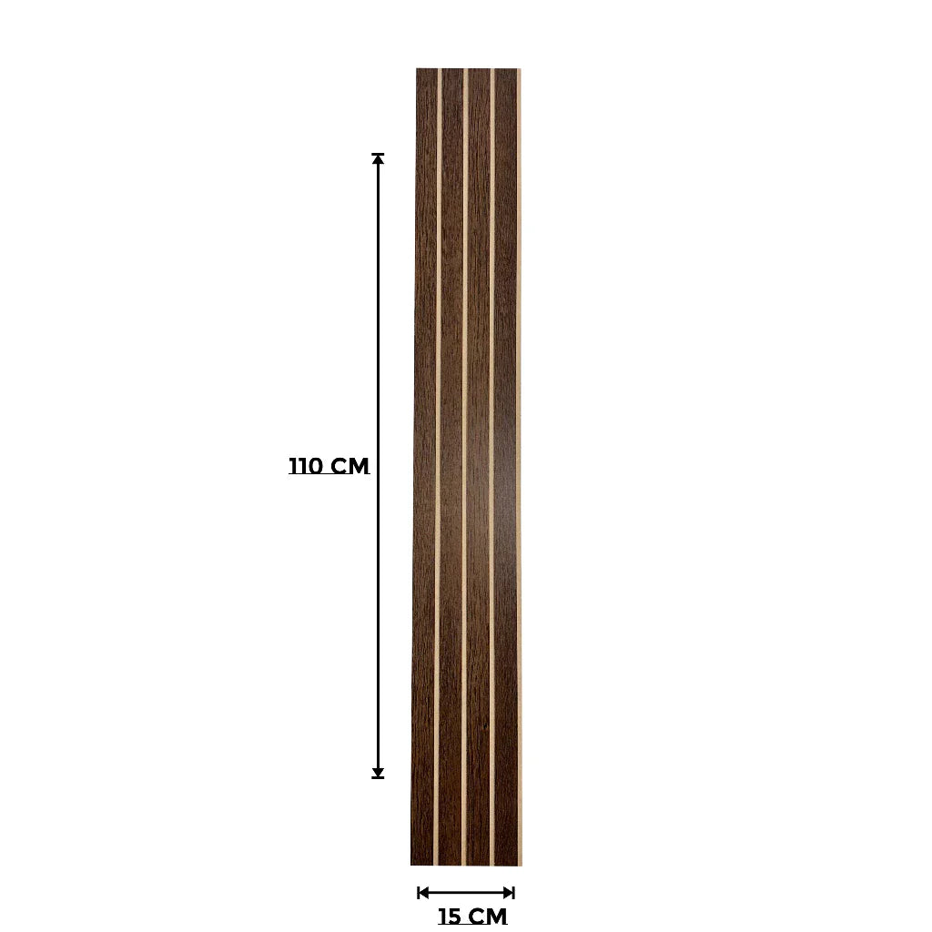 Painel Ripado MDF 110x15 Kit Com 05 e 10 Unidades