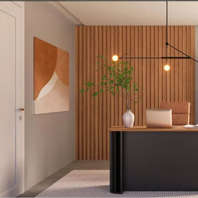 Painel Ripado MDF 45x11 Kit Com 20 / 25 / 30 / 40 / 50 / 100 Unidades