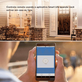 Interruptor Smart Wi-Touch e Comando de Voz Tuya - Compatível com Alexa e Google Home