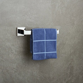Acessórios Para Banheiro Luxury Cromado Escovado Toalheiro Duplo 50cm