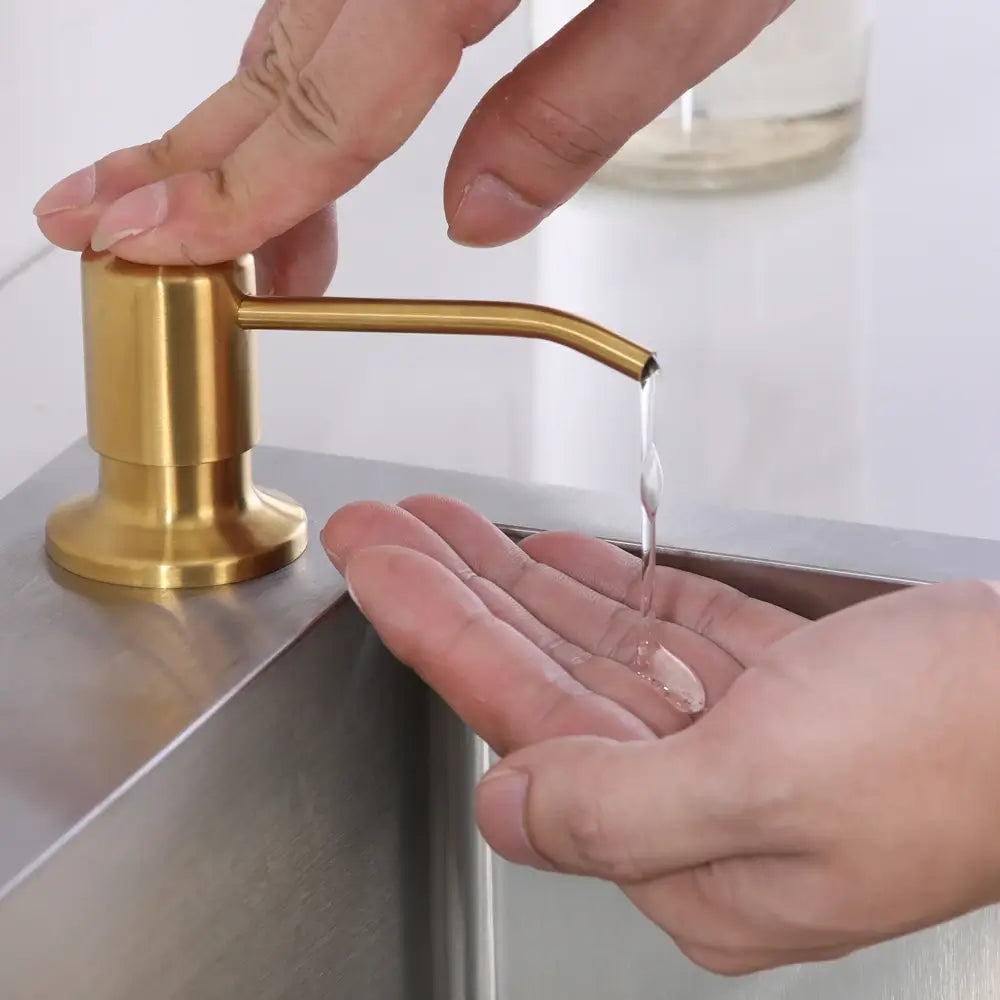 Dispensador de Sabonete ou Detergente Liquido Em Aço Inoxidável