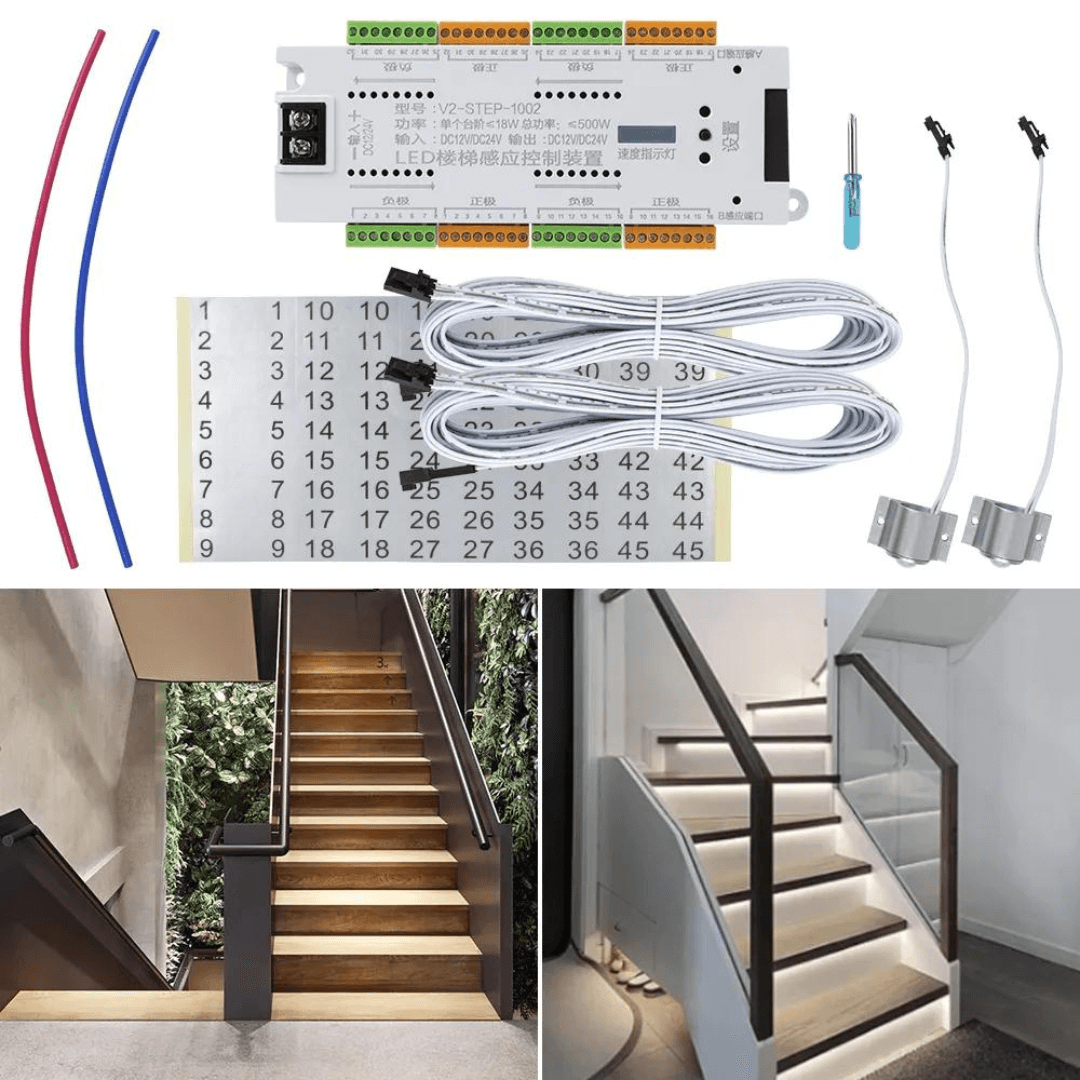 Controlador de Sensor de Movimento Para Escadas 32 Canais