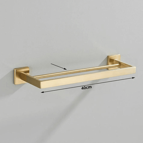 Acessórios Para Banheiro Luxury Gold Escovado