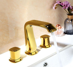 Torneira Misturadora Para Banheiro Lavabo Imperium Gold
