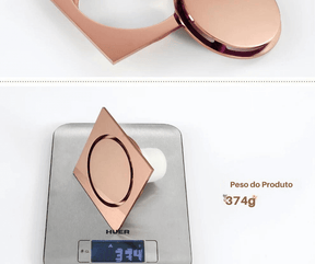 Ralo Click Rose Gold Fosco Sistema Inteligente Anti Odor 10x10 e 15x15