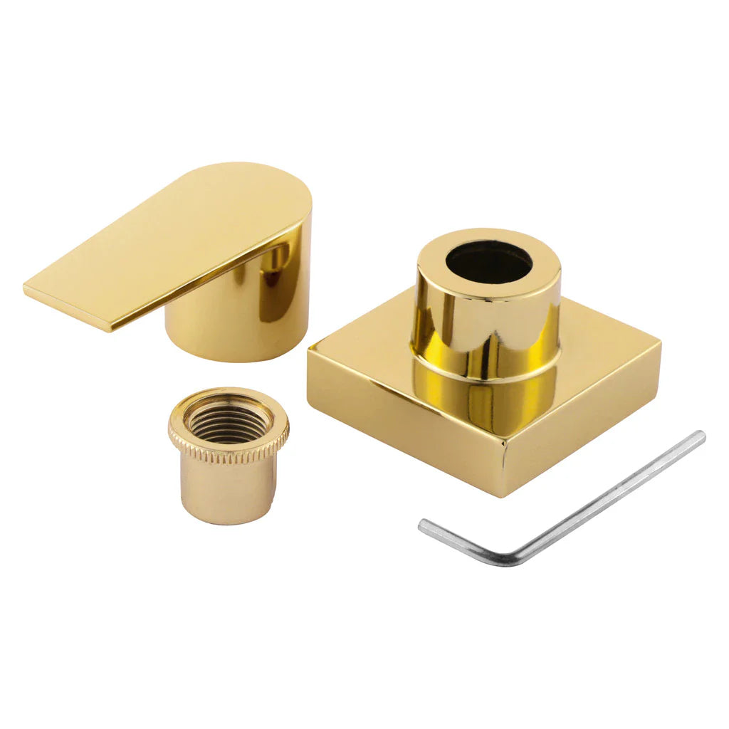 Acabamento Para Registro New Line Dourado Brilhante Gaveta/Pressão Padrão Deca ou Docol