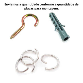 Placas Vazadas Decorativas Cobogó Flower MDF kit  10 / 20 / 30 Unidades