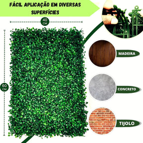 Placa Jardim Vertical Buchinho 60x40 Kit c/ 10 / 12 /15 / 20 e 30 Unidades