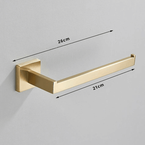 Acessórios Para Banheiro Luxury Gold Escovado