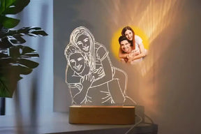 Luminária Personalizada com Foto 3D LED