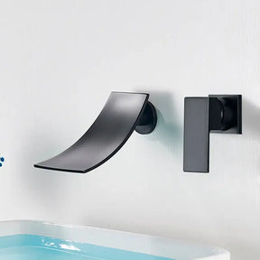 Torneira de Parede AquaCurve para Banheiro Monocomando Quente e Fria