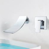 Torneira de Parede AquaCurve para Banheiro Monocomando Quente e Fria