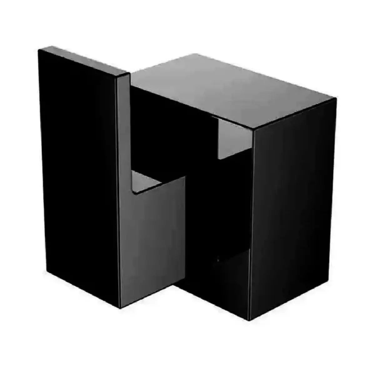 Acabamento Quadrado Para Registro de Pressão/Gaveta Preto Fosco Deca