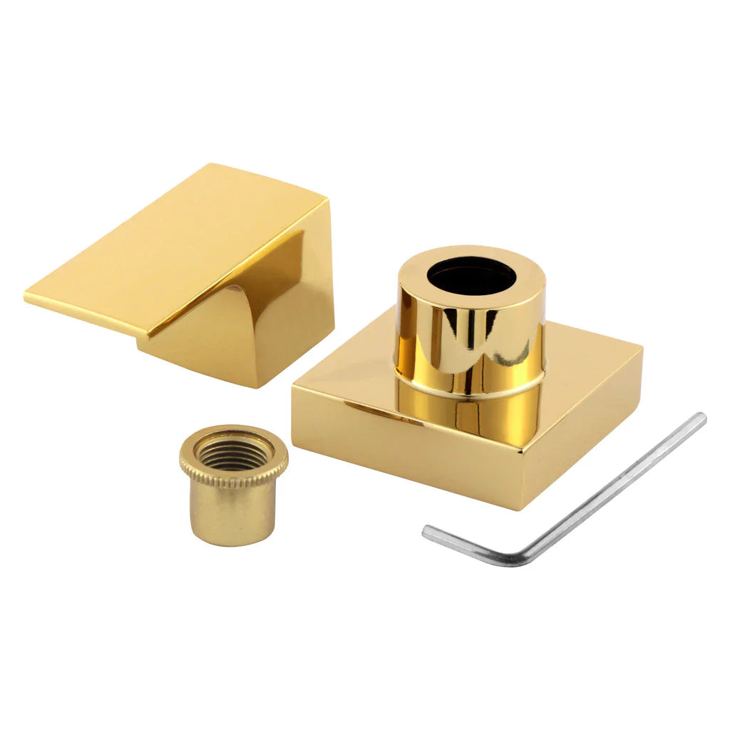 Acabamento Para Base De Registro Dourado Brilhante Gaveta/Pressão Padrão Deca e Docol