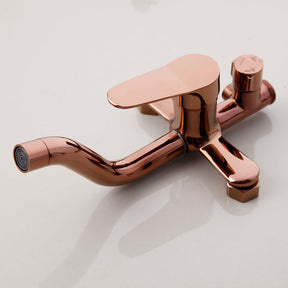 Chuveiro Rose Gold Shower Completo Modelo Coluna Misturador Monocomando